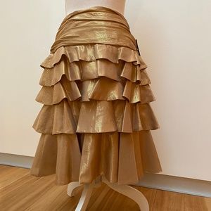 Ralph Lauren Gold Skirt (NWT!)